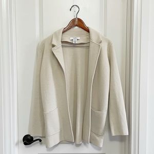 Magaschoni Cream Open Blazer